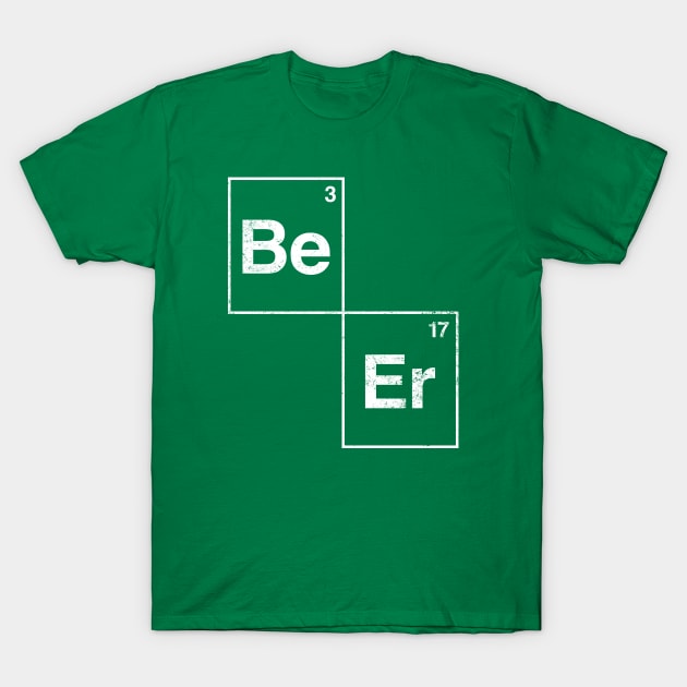 Beer - Funny Periodic Table of Elements T-Shirt by TwistedCharm